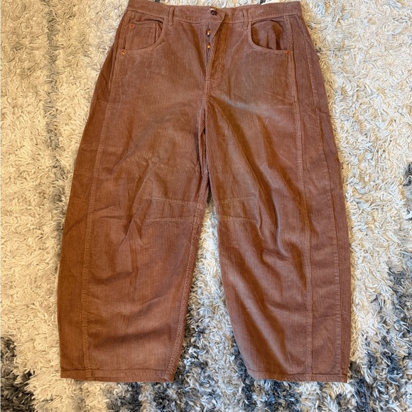 Free People Pants - Free People Corduroy Pants in Brown